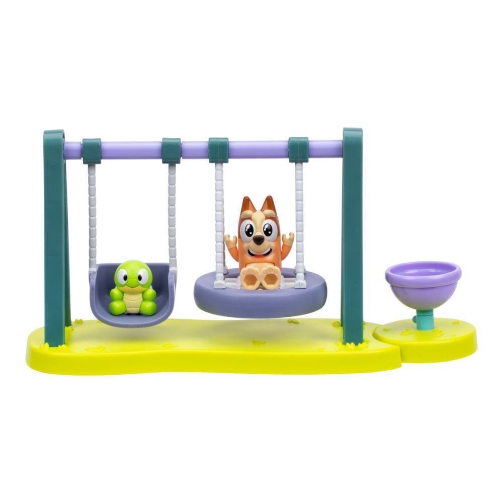 Set de joaca cu 2 figurine, Bluey, Turtleboy Playground