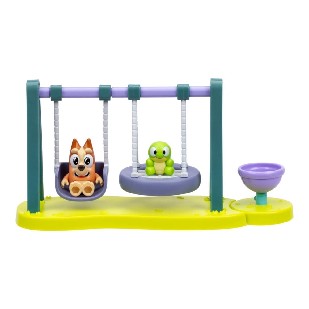 Set de joaca cu 2 figurine, Bluey, Turtleboy Playground