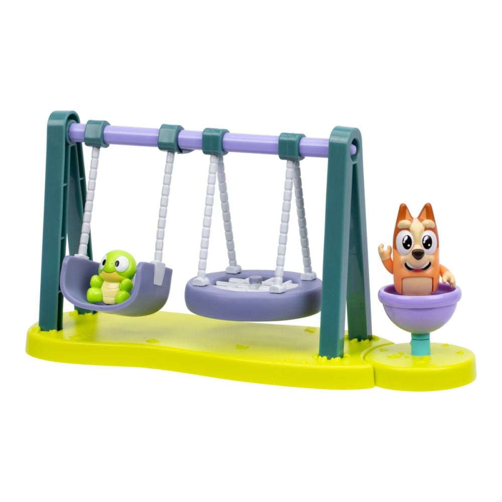 Set de joaca cu 2 figurine, Bluey, Turtleboy Playground