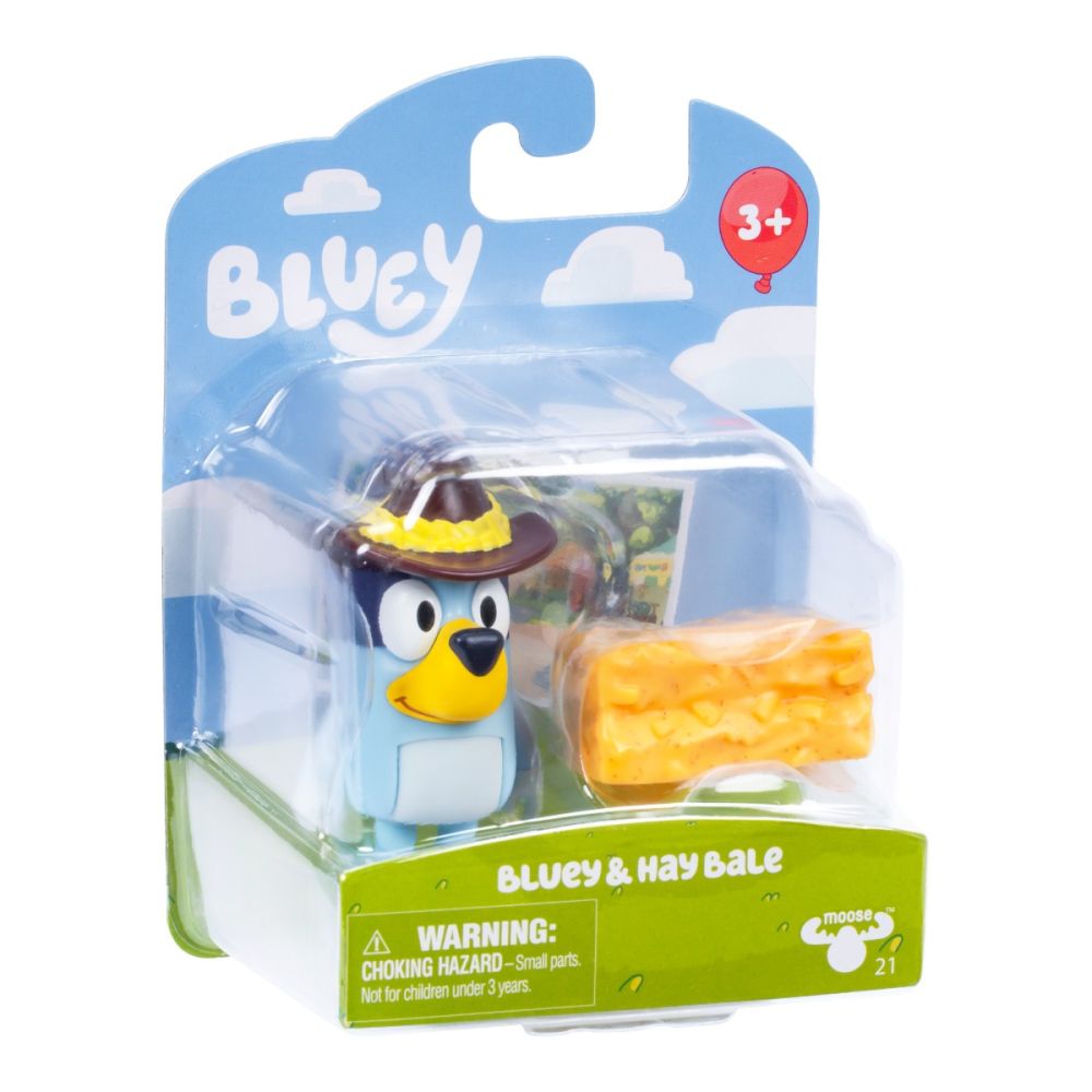 Set figurina, Bluey, Story Starter, Bluey si Hay Bale