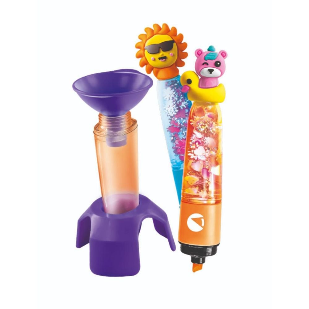 Set de creatie, Clementoni Idea, Marker cu decoratiuni, Crazy Summer