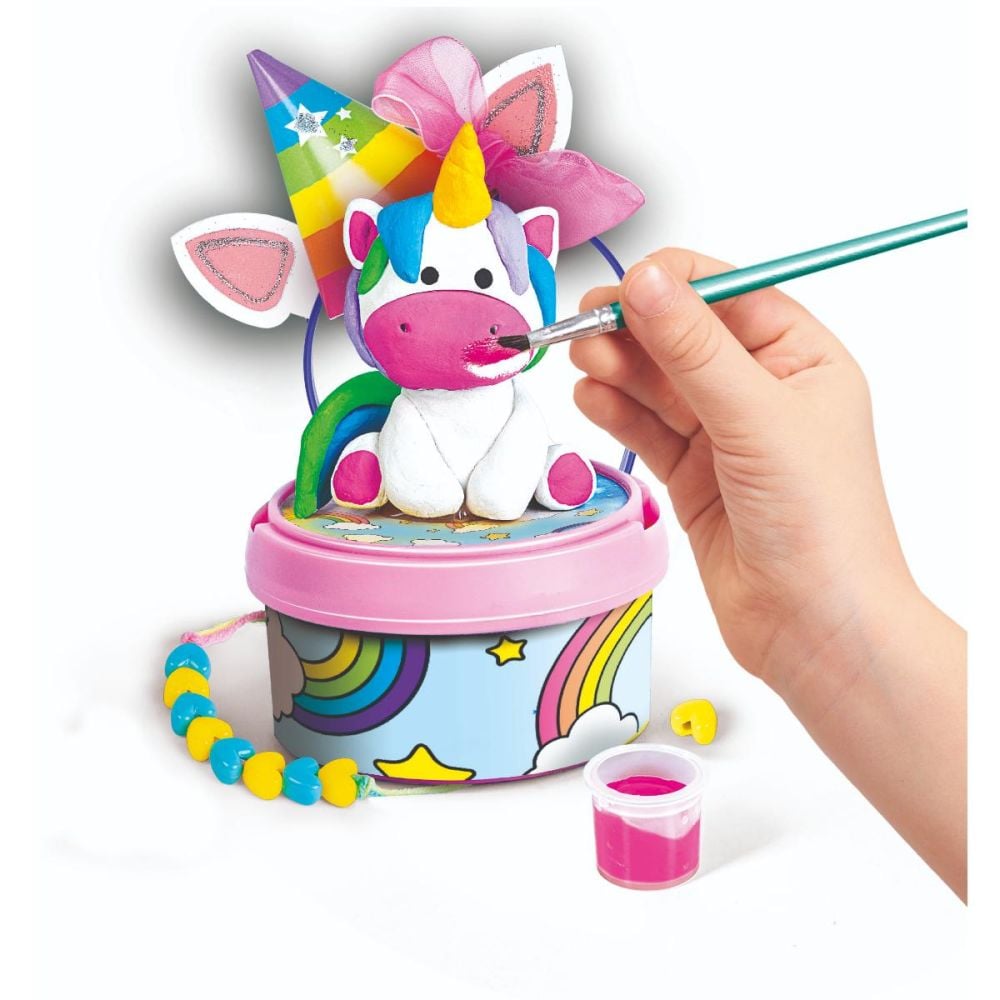 Set de joaca creativ, Clementoni, Idea, Unicorn Creations
