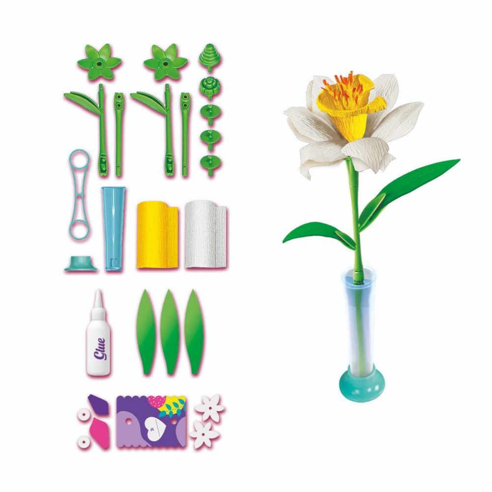 Set de creat 2 flori, Clementoni Idea, Narcise