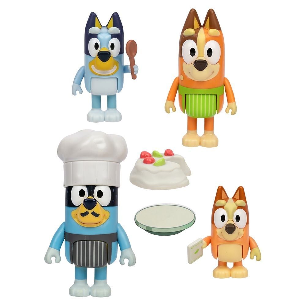 Set de joaca cu 4 figurine, Bluey, Pavlova