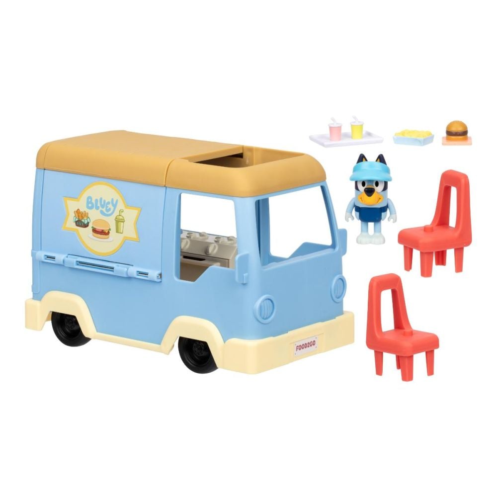 Set de joaca cu figurina, Bluey, Food Truck
