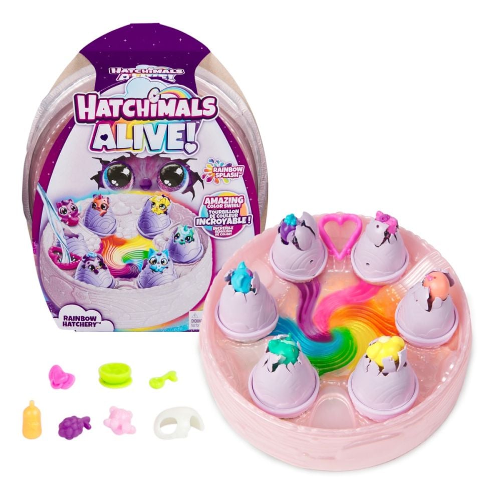 Set 6 figurine surpriza Hatchimals, Rainbow, 6070168