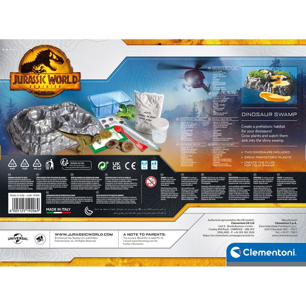 Set de joaca arheologic, Clementoni, Dinosaur Swamp