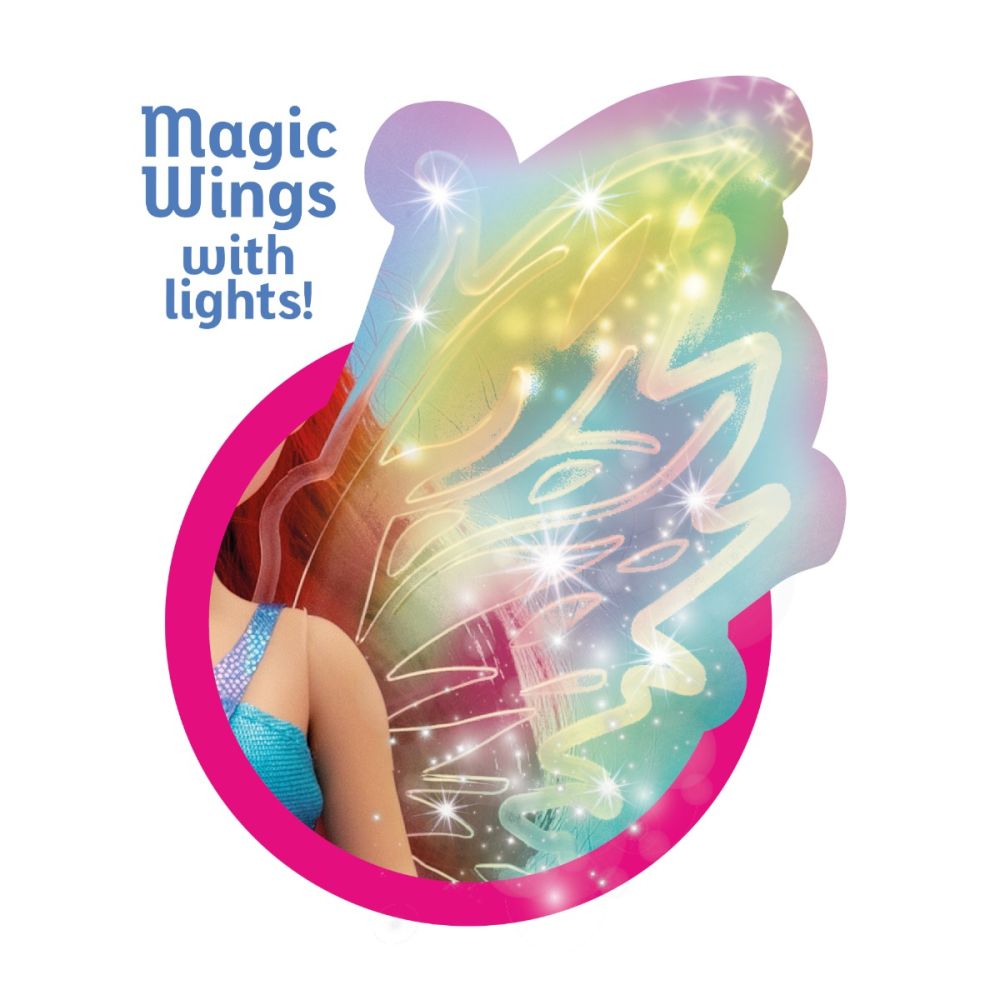 Papusa, Winx Fairy Lighth up, Bloom, 27 cm