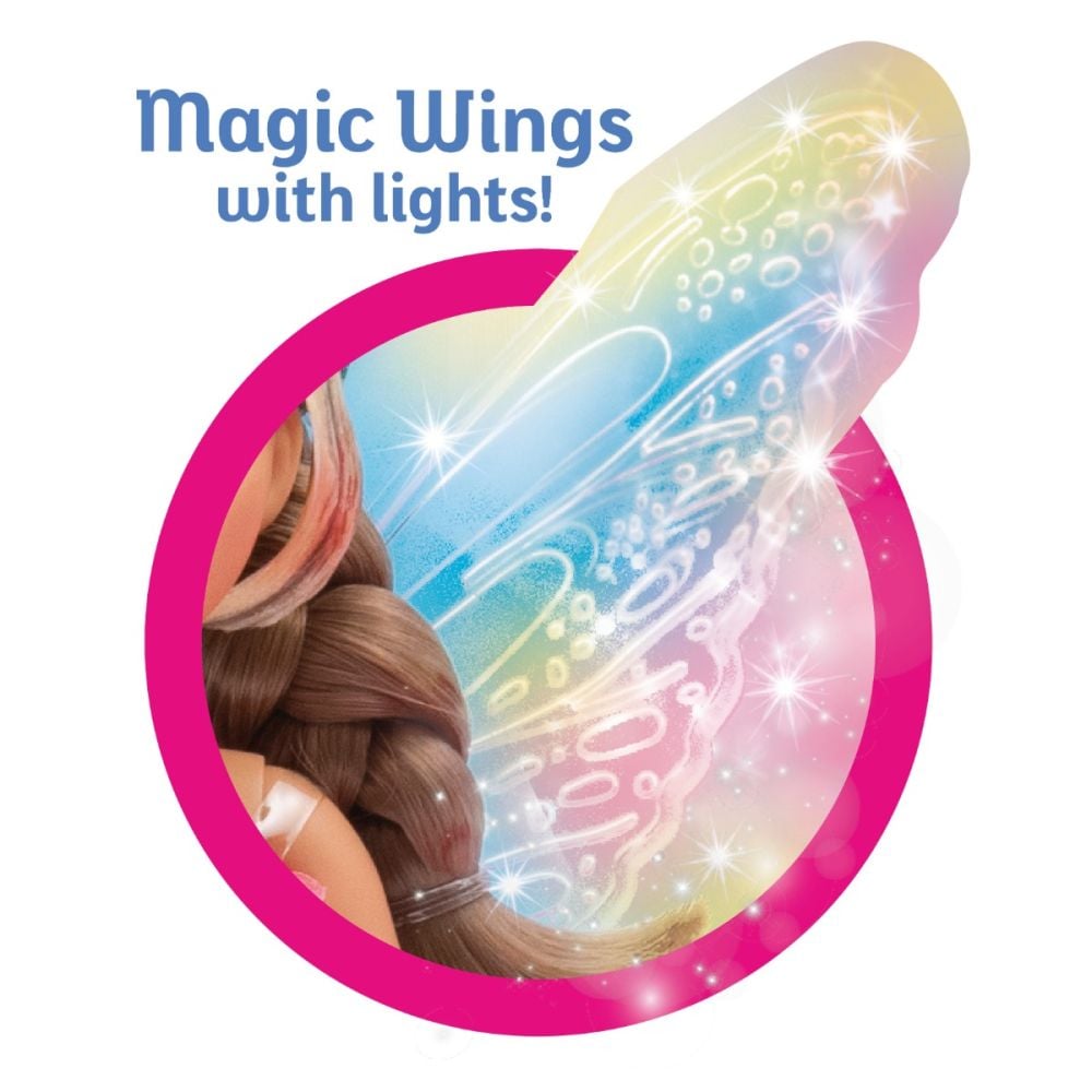 Papusa, Winx Fairy Lighth up, Flora, 27 cm