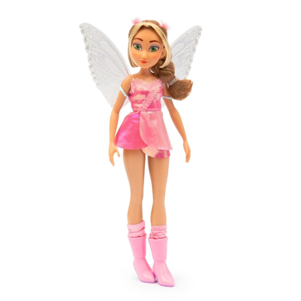Papusa, Winx Fairy Lighth up, Flora, 27 cm