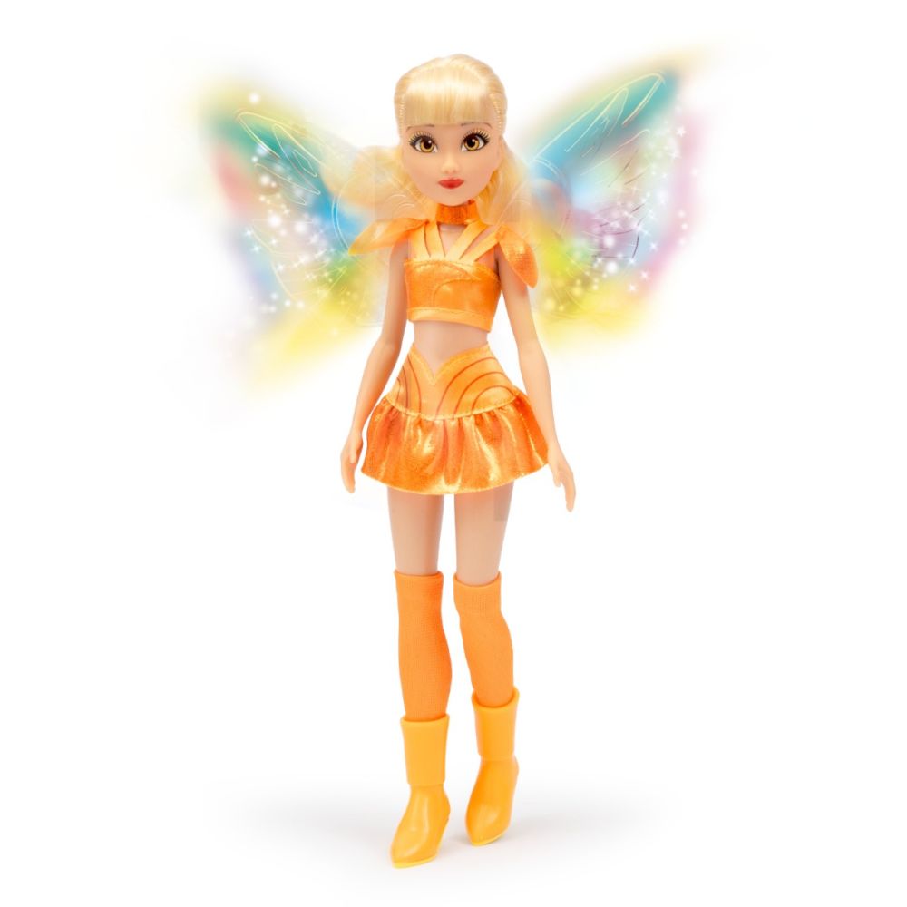 Papusa, Winx Fairy Lighth up, Stella, 27 cm