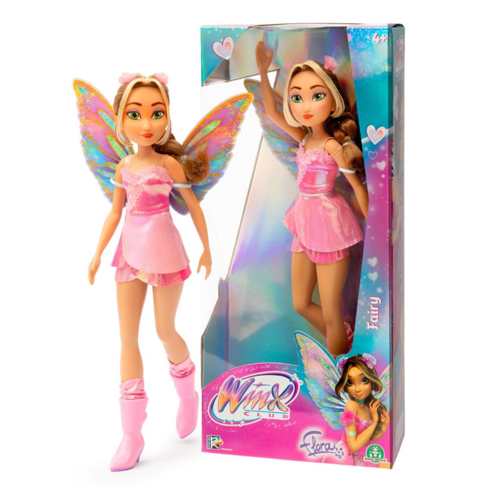 Papusa Winx Fairy, Flora, 27 cm