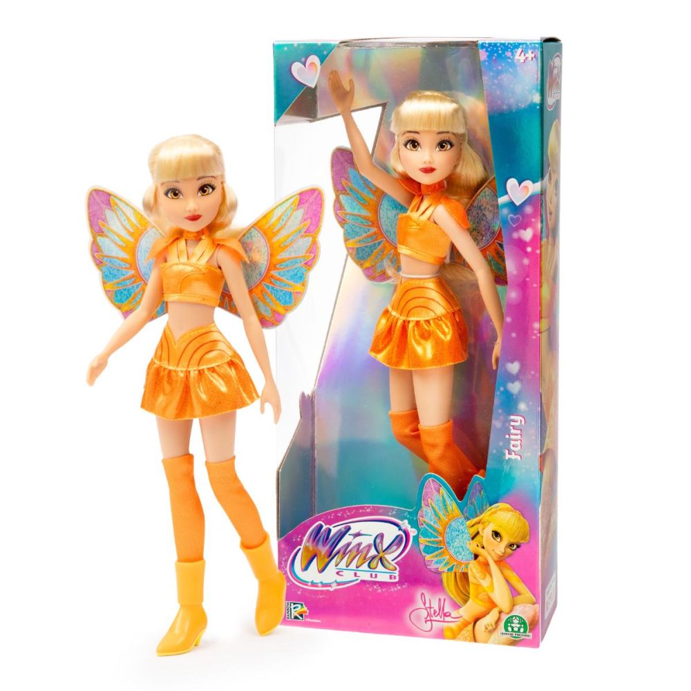 Papusa Winx Fairy, Stella, 27 cm