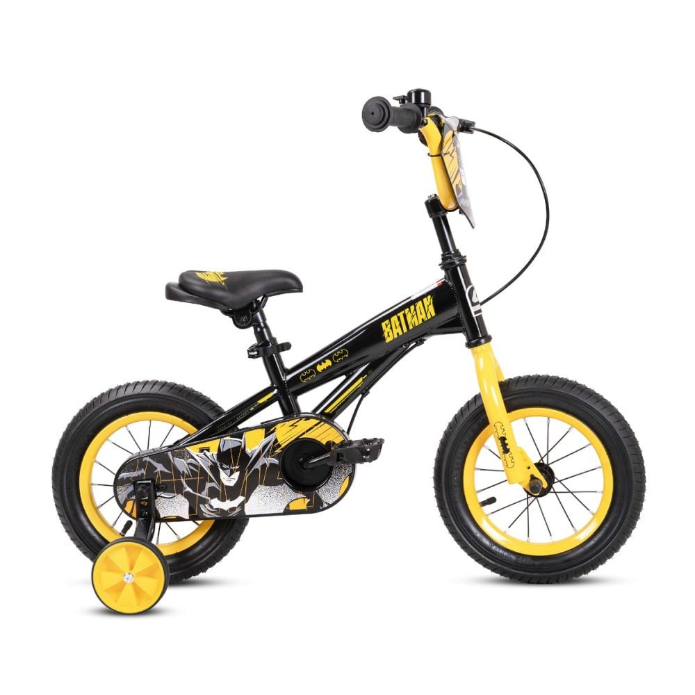 Bicicleta cu roti ajutatoare, Batman, 12 inch