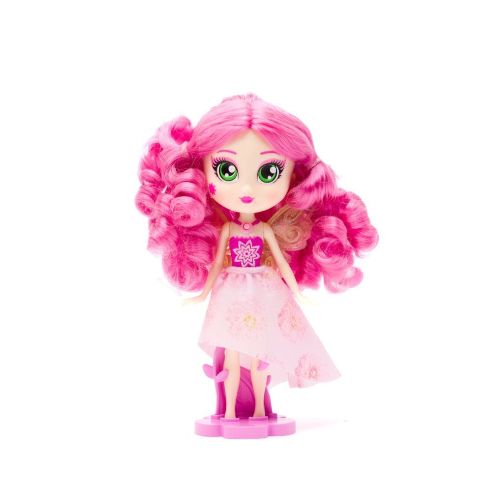 Set de joaca cu zana, Bright Fairy Friends, casuta si accesorii, 16 cm