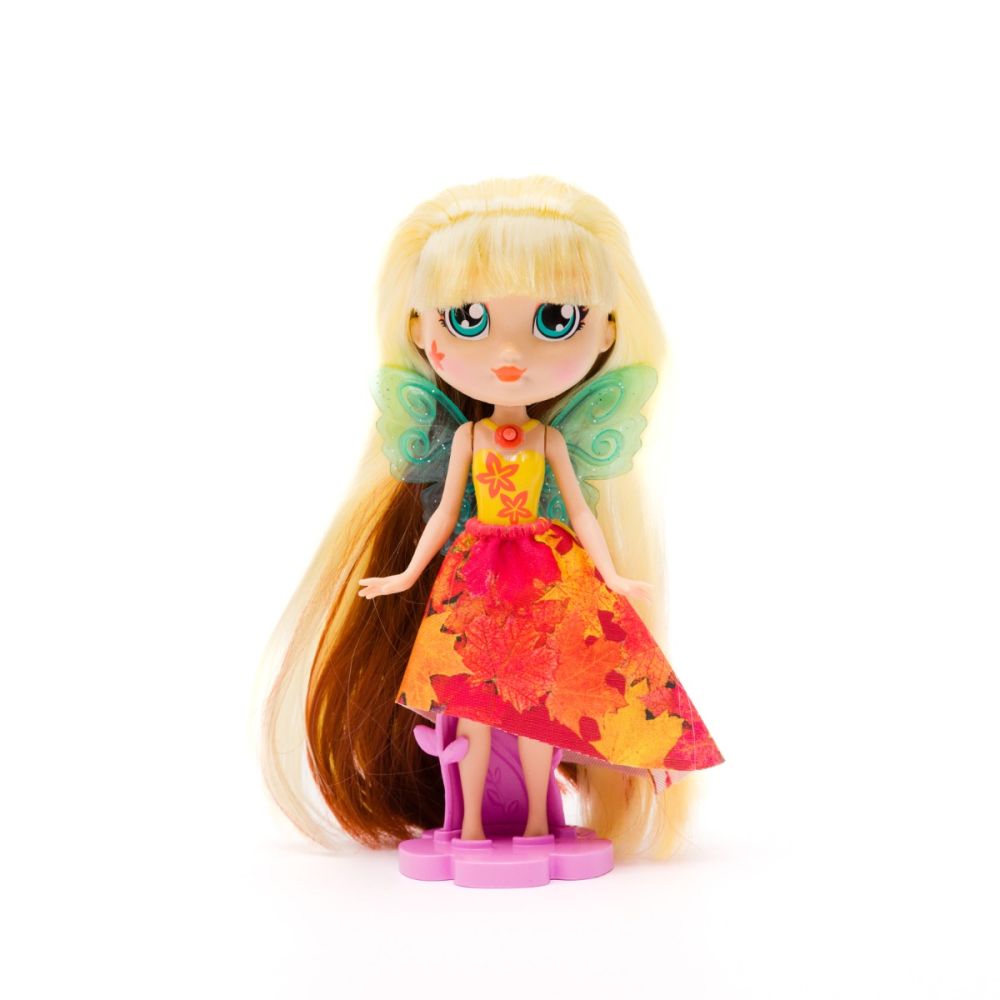 Set de joaca cu zana, Bright Fairy Friends, casuta si accesorii, 16 cm