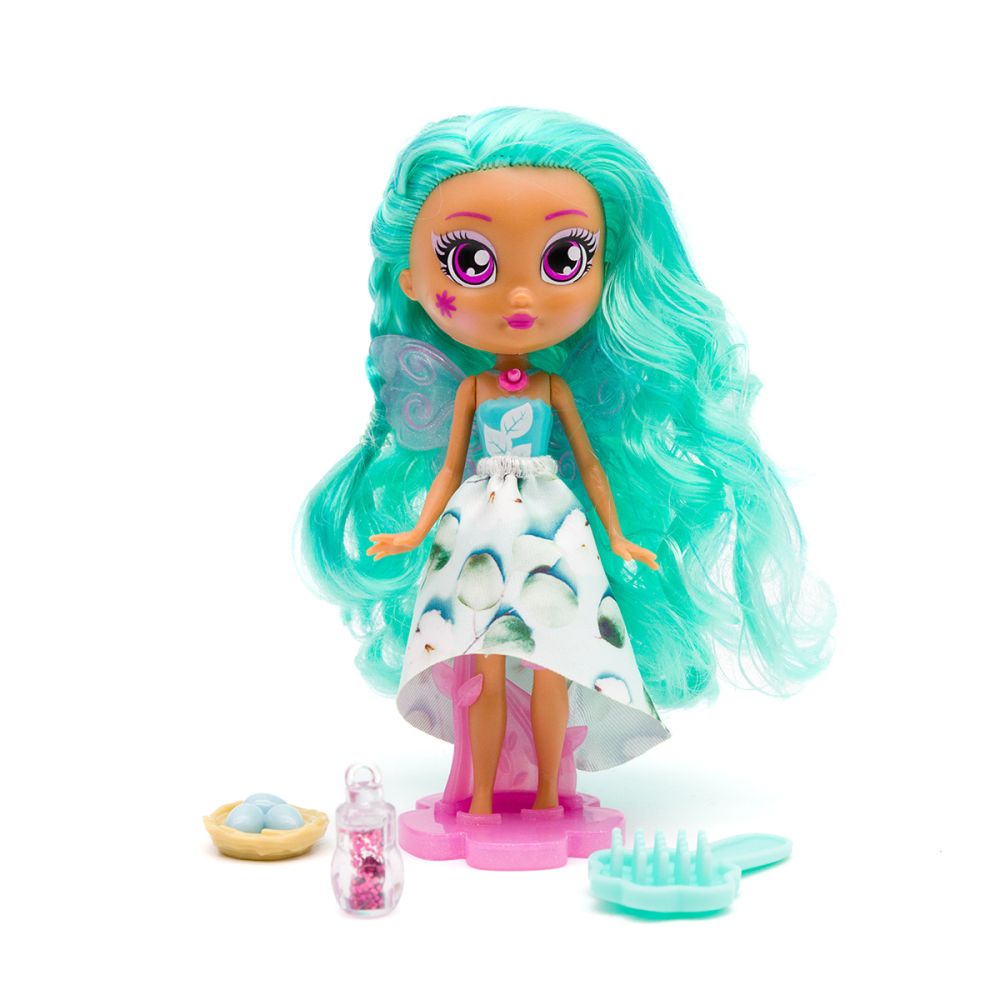 Set de joaca cu zana, Bright Fairy Friends, casuta si accesorii, 16 cm