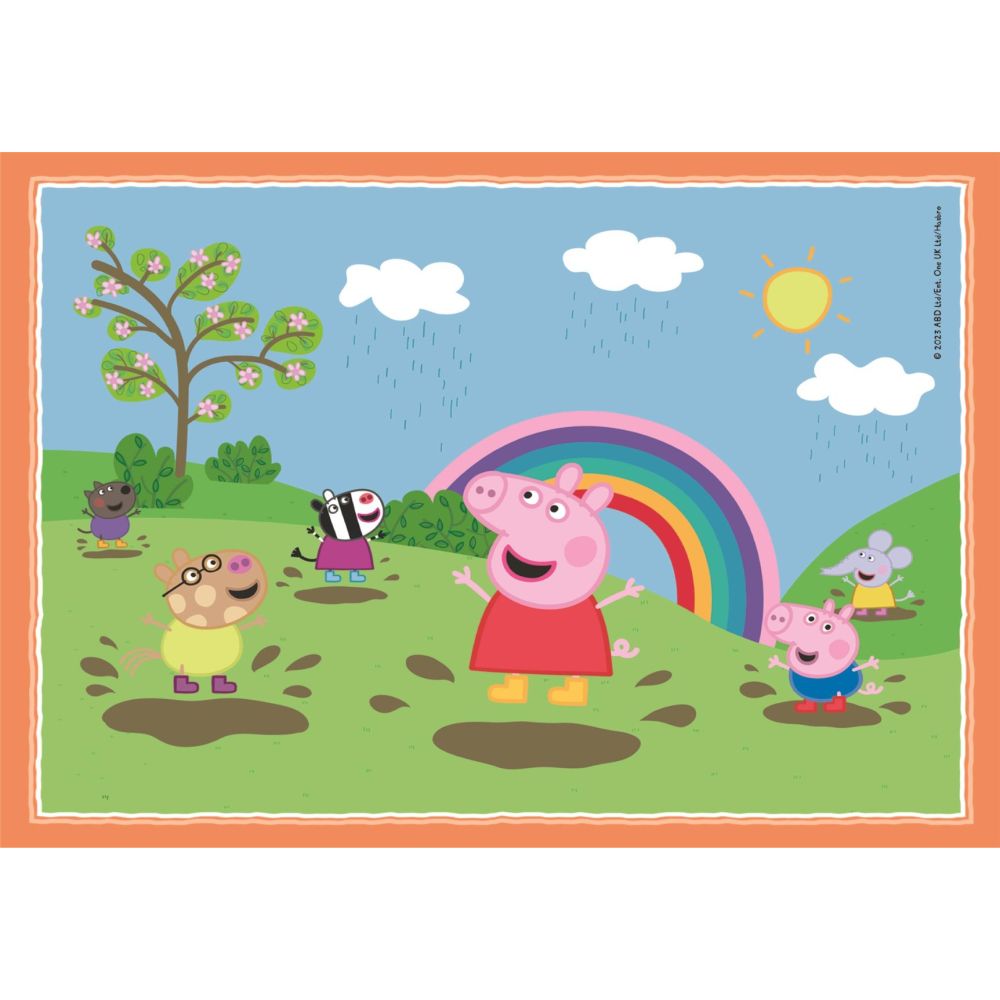 Puzzle Clementoni, 4 in 1, Peppa Pig, 12 16 20 24 piese