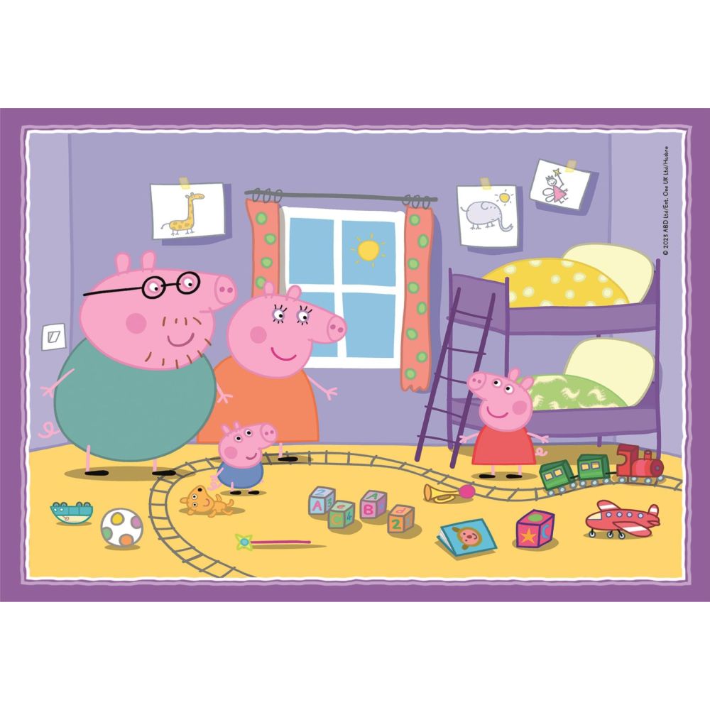 Puzzle Clementoni, 4 in 1, Peppa Pig, 12 16 20 24 piese