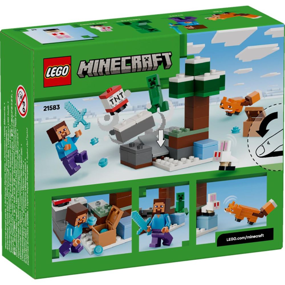 LEGO® Minecraft - Aventura din Taiga a lui Steve (21583) | Noriel