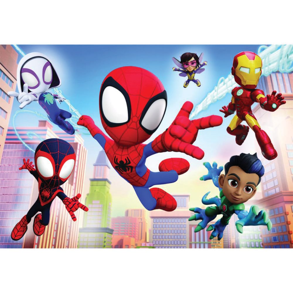 Puzzle Clementoni, Spidey si Prietenii sai Fantastici, 2 x 60 piese