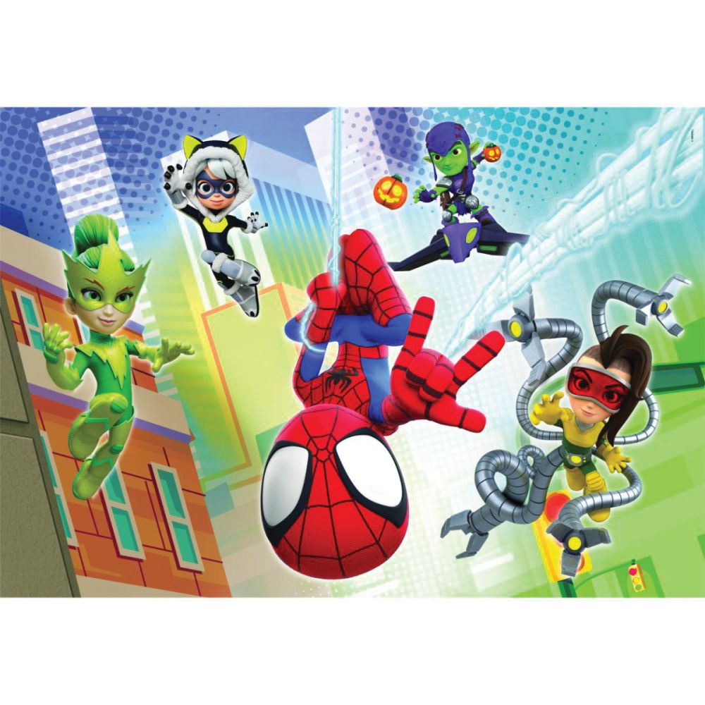 Puzzle Clementoni, Spidey si Prietenii sai Fantastici, 2 x 60 piese