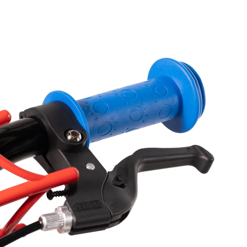Bicicleta cu roti ajutatoare, Huffy, Marvel Spiderman, 16 inch, Rosu