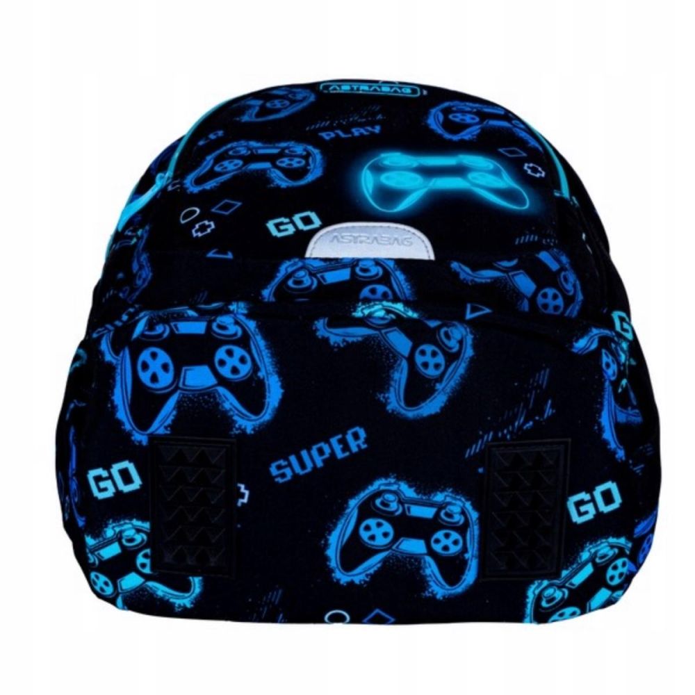 Ghiozdan cu 3 compartimente, AstraBag, Go Playing
