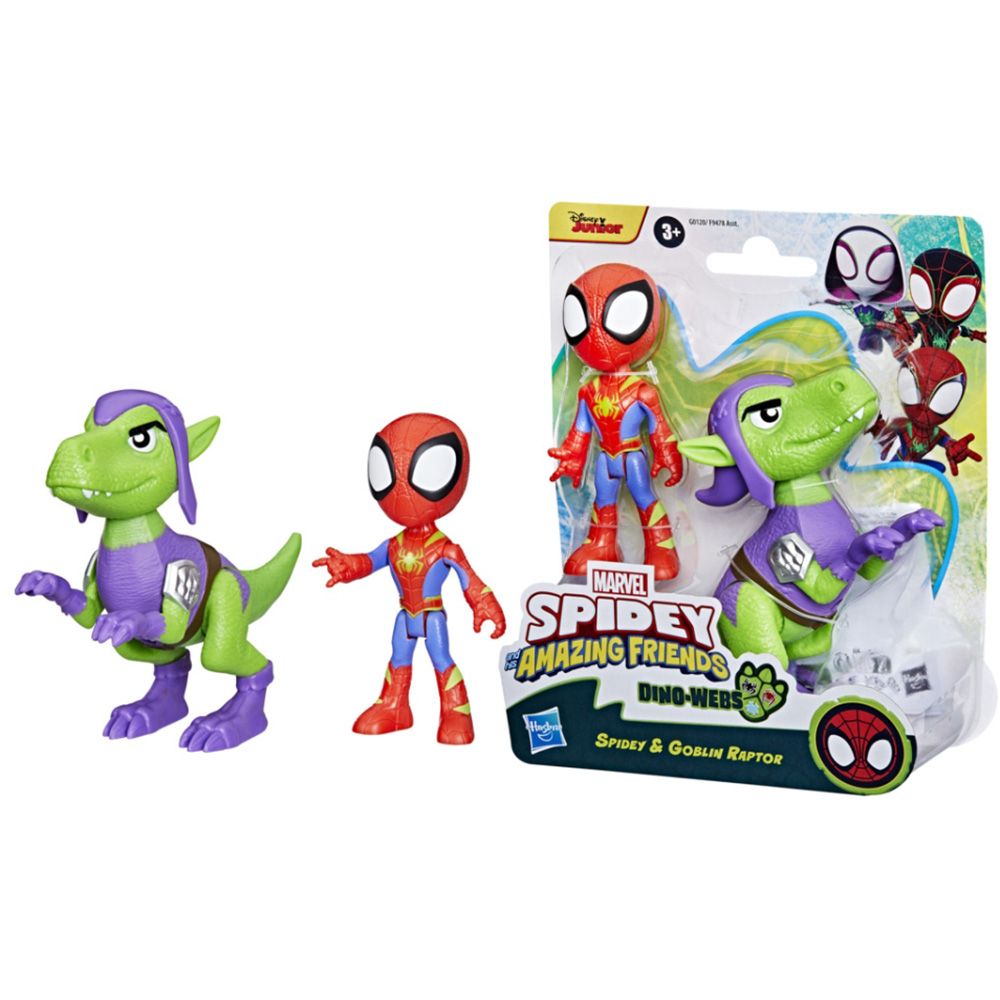 Set figurine, Spidey and His Amazing Friends, Spidey si Goblin Raptor, G0120
