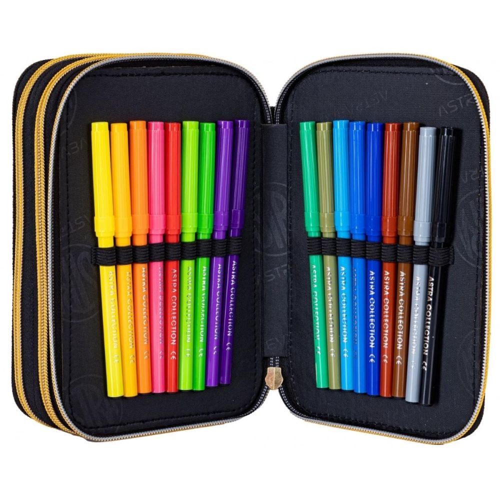 Penar cu 3 compartimente echipat, AstraBag, Golden Teddy