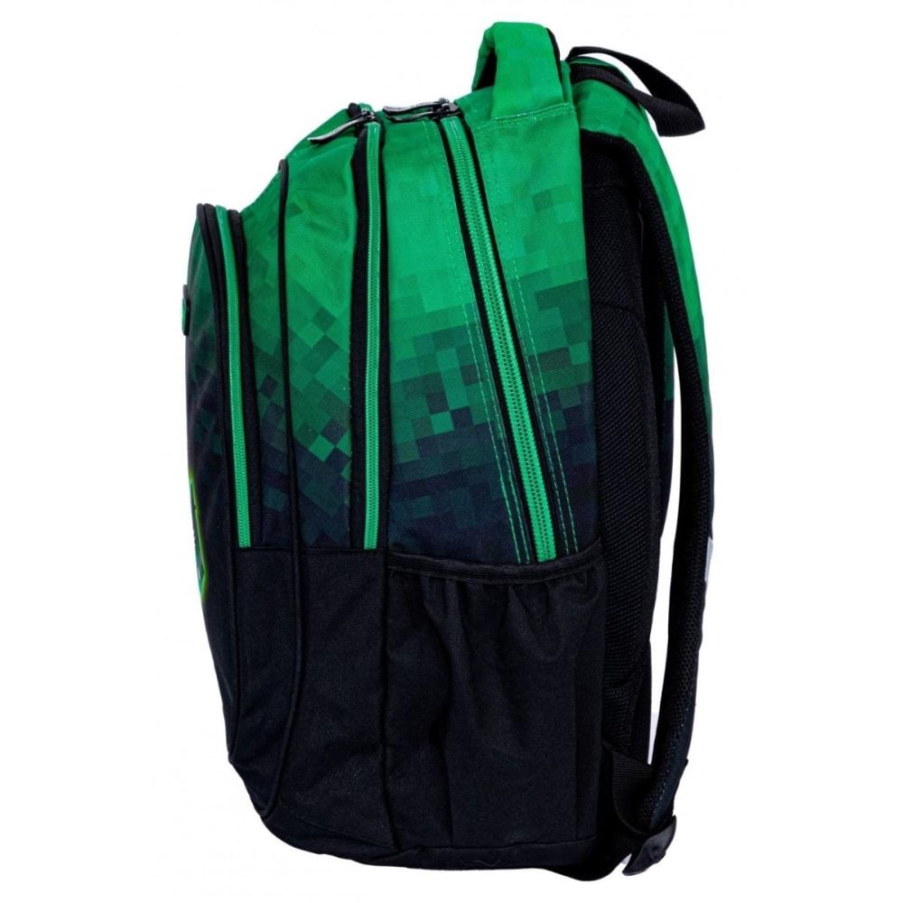 Ghiozdan cu 3 compartimente, AstraBag, Pixel Hero