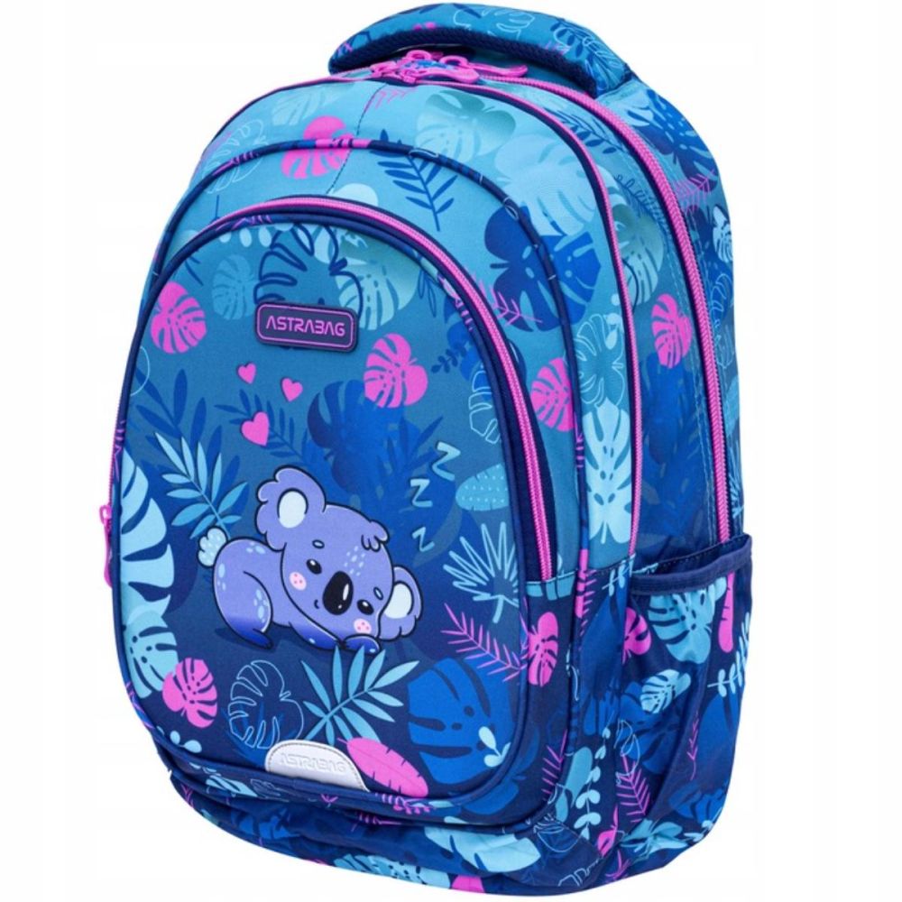 Ghiozdan cu 3 compartimente, AstraBag, Koala