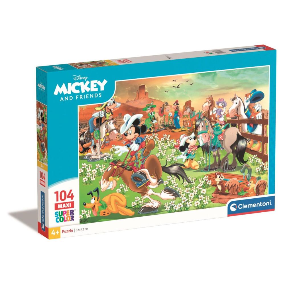 Puzzle Clementoni Disney Mickey and Friends, 104 piese | Noriel