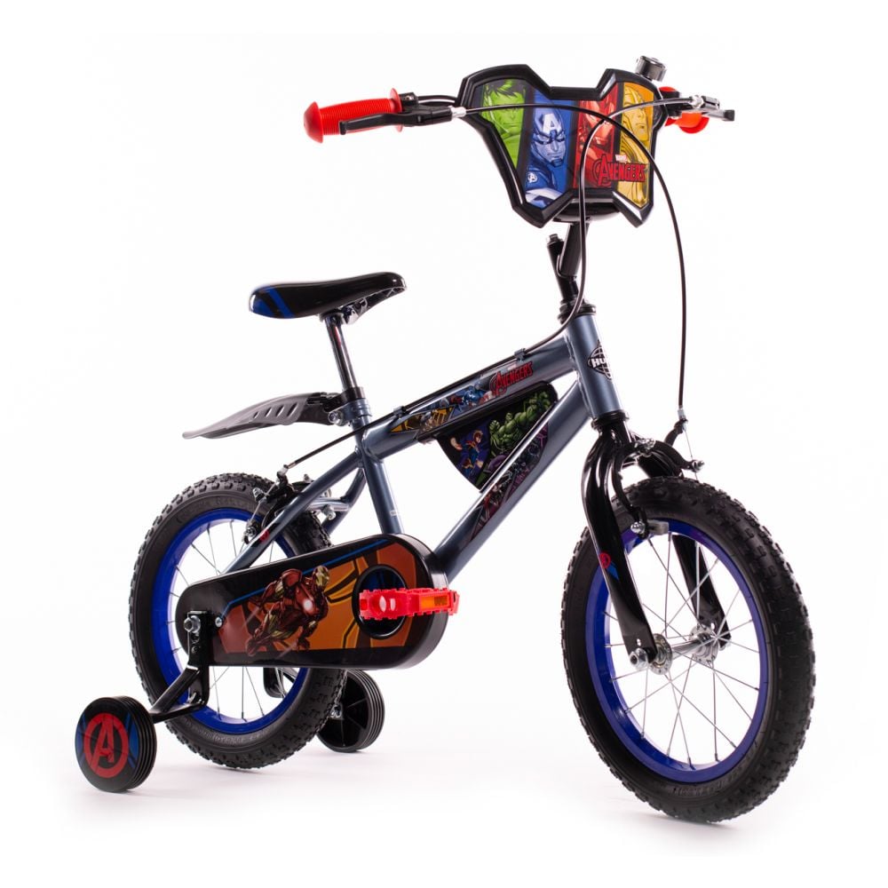 Bicicleta cu roti ajutatoare, Huffy, Marvel Avengers, 14 inch