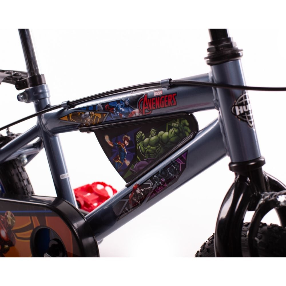 Bicicleta cu roti ajutatoare, Huffy, Marvel Avengers, 14 inch