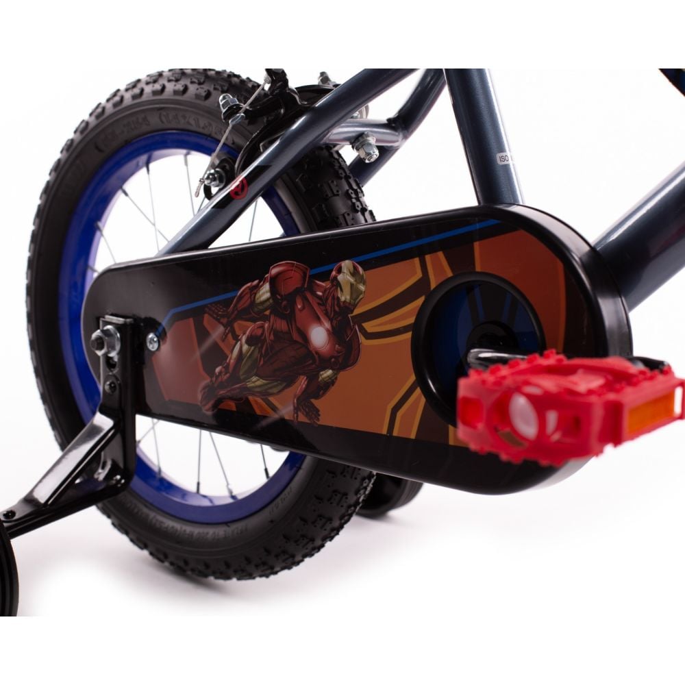 Bicicleta cu roti ajutatoare, Huffy, Marvel Avengers, 14 inch