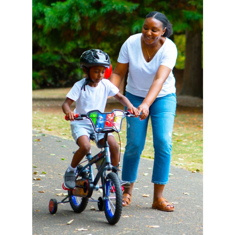 Bicicleta cu roti ajutatoare, Huffy, Marvel Avengers, 14 inch