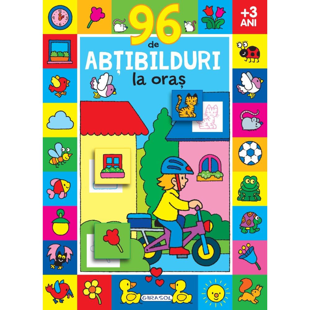Carte cu 96 de abtibilduri la oras