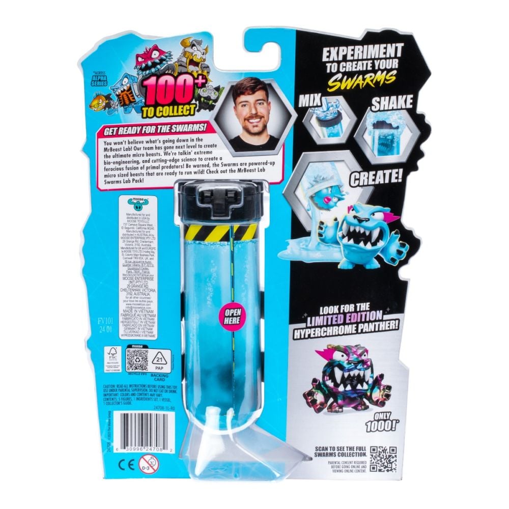 Set experimente misterioase, MrBeast Lab Swarms, 5 figurine