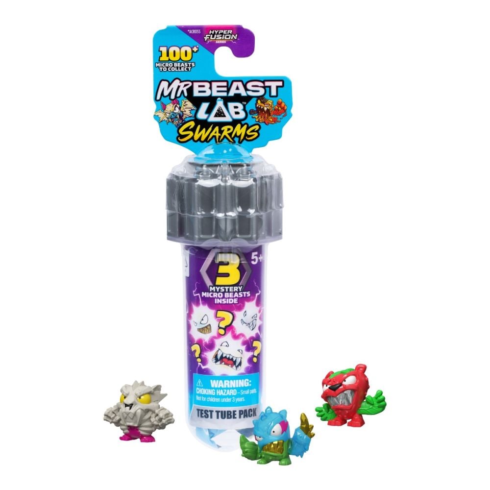Set 3 figurine, MrBeast Lab Swarms, Mystery Micro Beasts, S3
