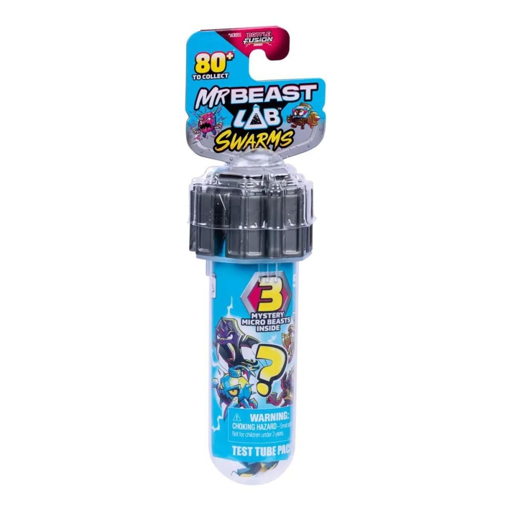 Set 3 figurine surpriza, Mr Beast Lab Swarms, S4, Battle Fusion