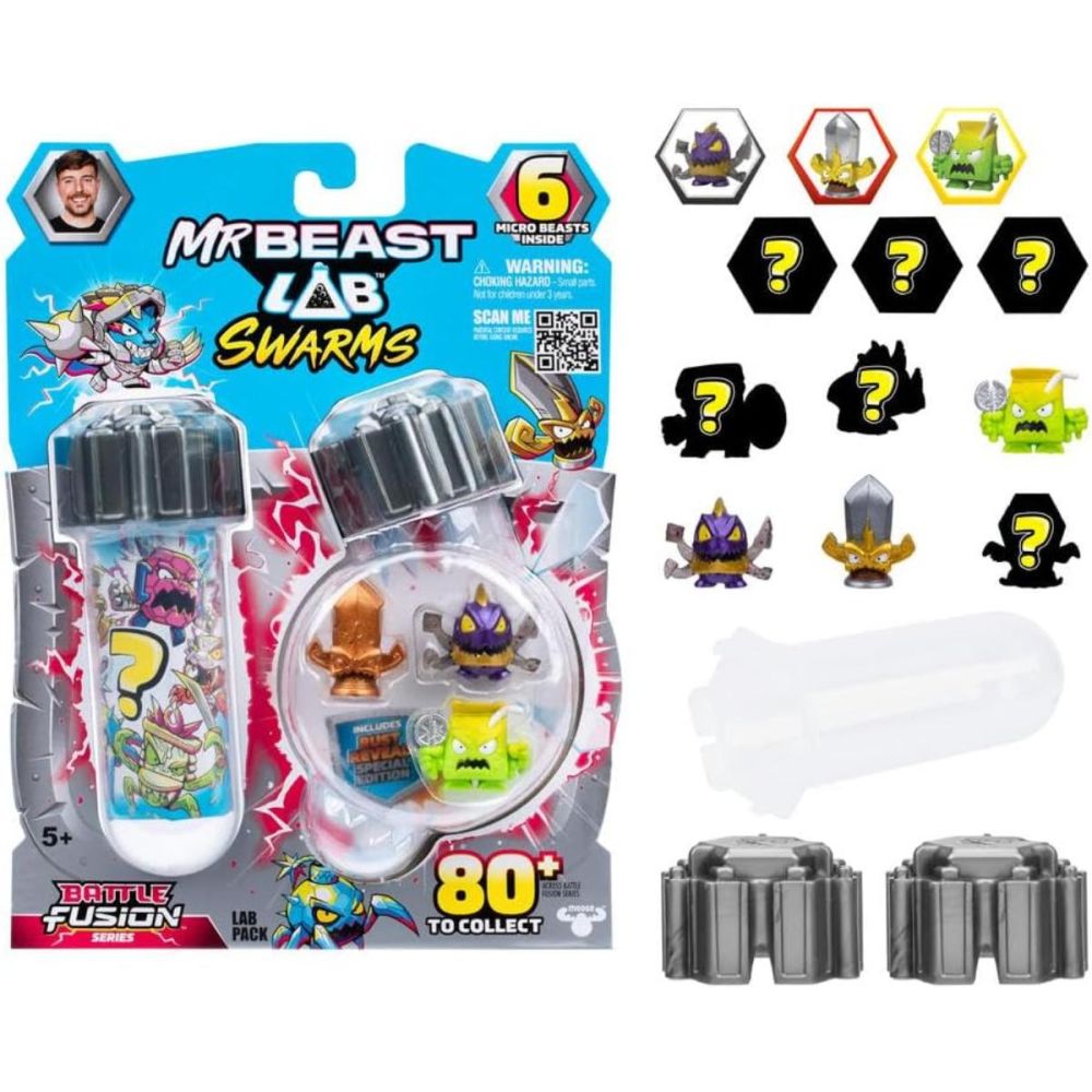 Set 6 figurine, Mr Beast Lab Swarms, S4, Battle Fusion