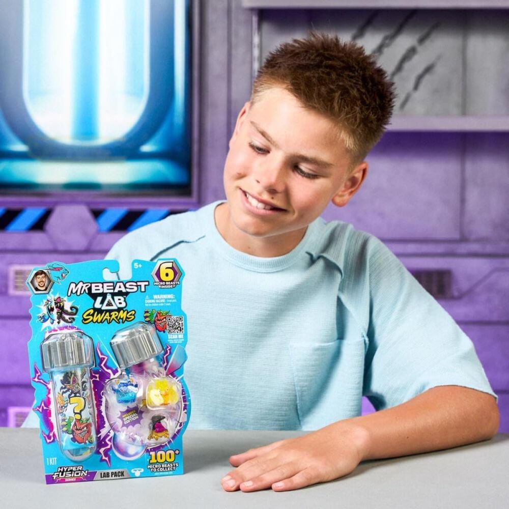Set 6 figurine, Mr Beast Lab Swarms, S4, Battle Fusion