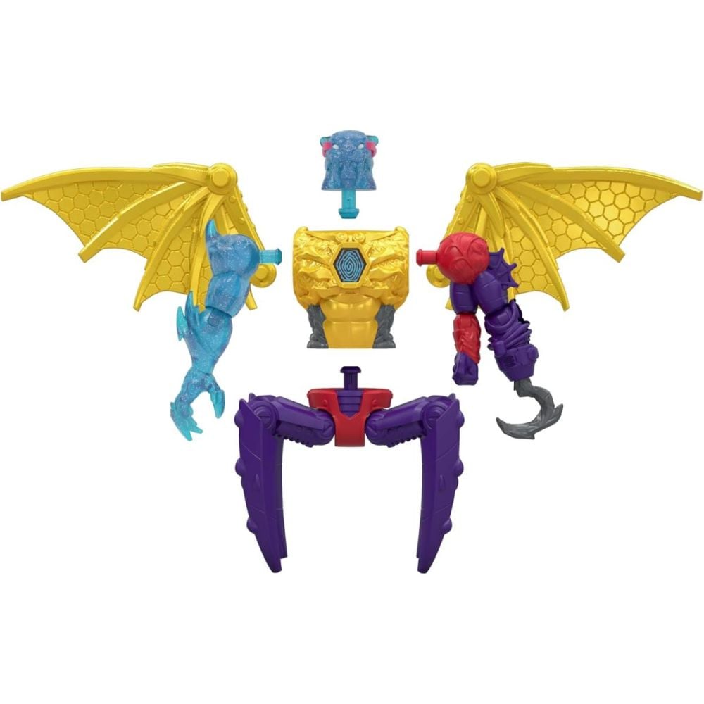 Set 2 figurine, Mr Beast Lab Hibrids, W2, Hyper Fusion, Spider Vs Energy Panther