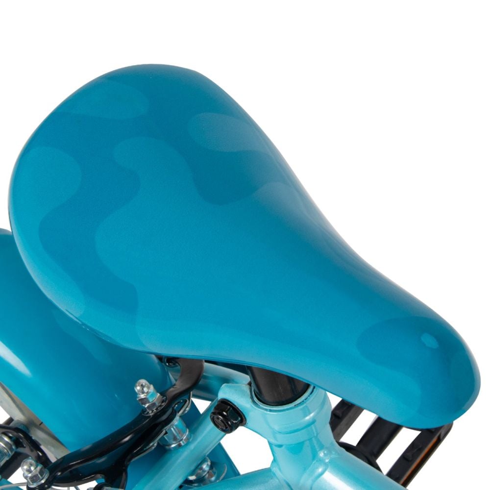 Bicicleta cu roti ajutatoare, Huffy, Disney Stitch, 14 inch, Blue
