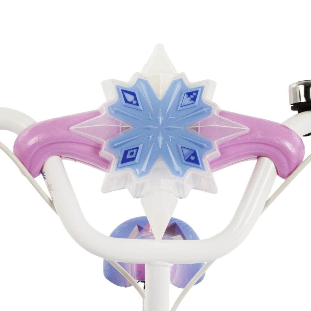Bicicleta cu roti ajutatoare, Huffy, Disney Frozen, 14 inch, Blue