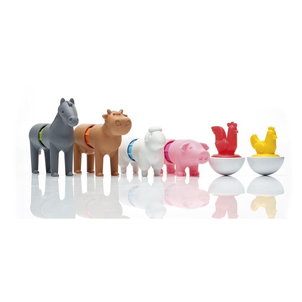 Joc magnetic, Smart Max, Primele mele animale de ferma, 16 piese