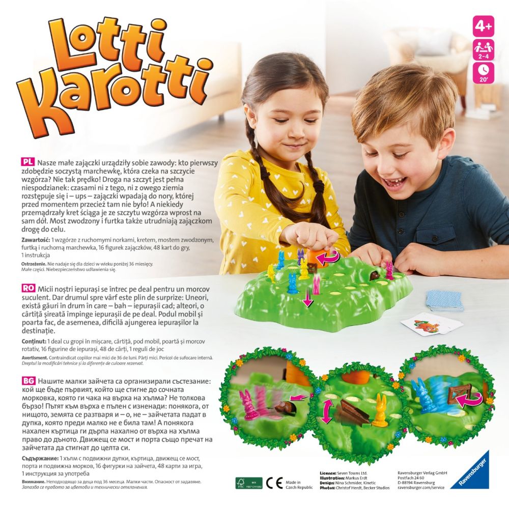 Joc de societate, Ravensburger, Lotti Karotti