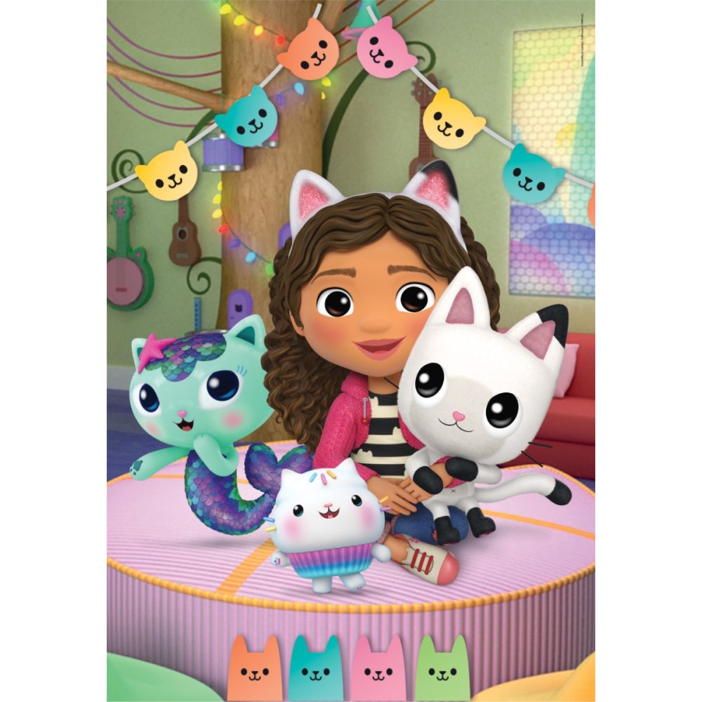Puzzle Gabbys Dollhouse, Clementoni, 3 x 48 piese
