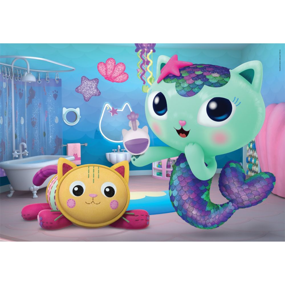 Puzzle Gabbys Dollhouse, Clementoni, 3 x 48 piese